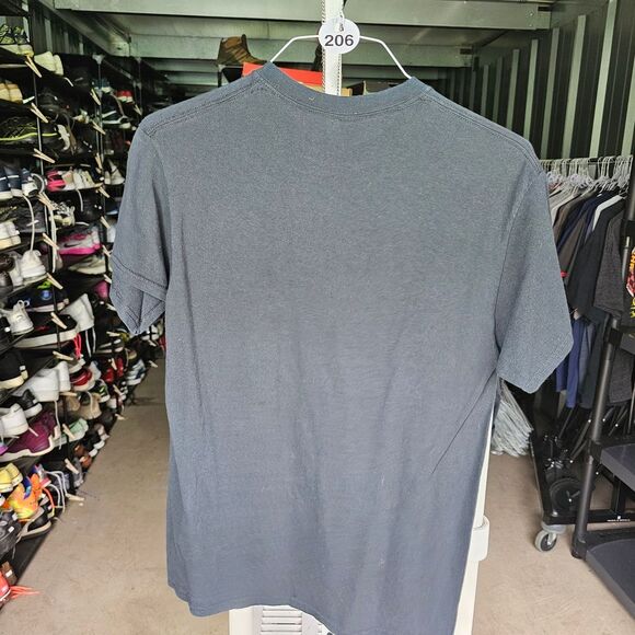 Black and White Short Sleeve Tee with Minimalist Design - Picture 4 of 4